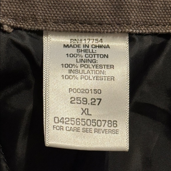 POLAR KING by KEY Men's Brown canvas Overalls-size XL - Picture 11 of 14